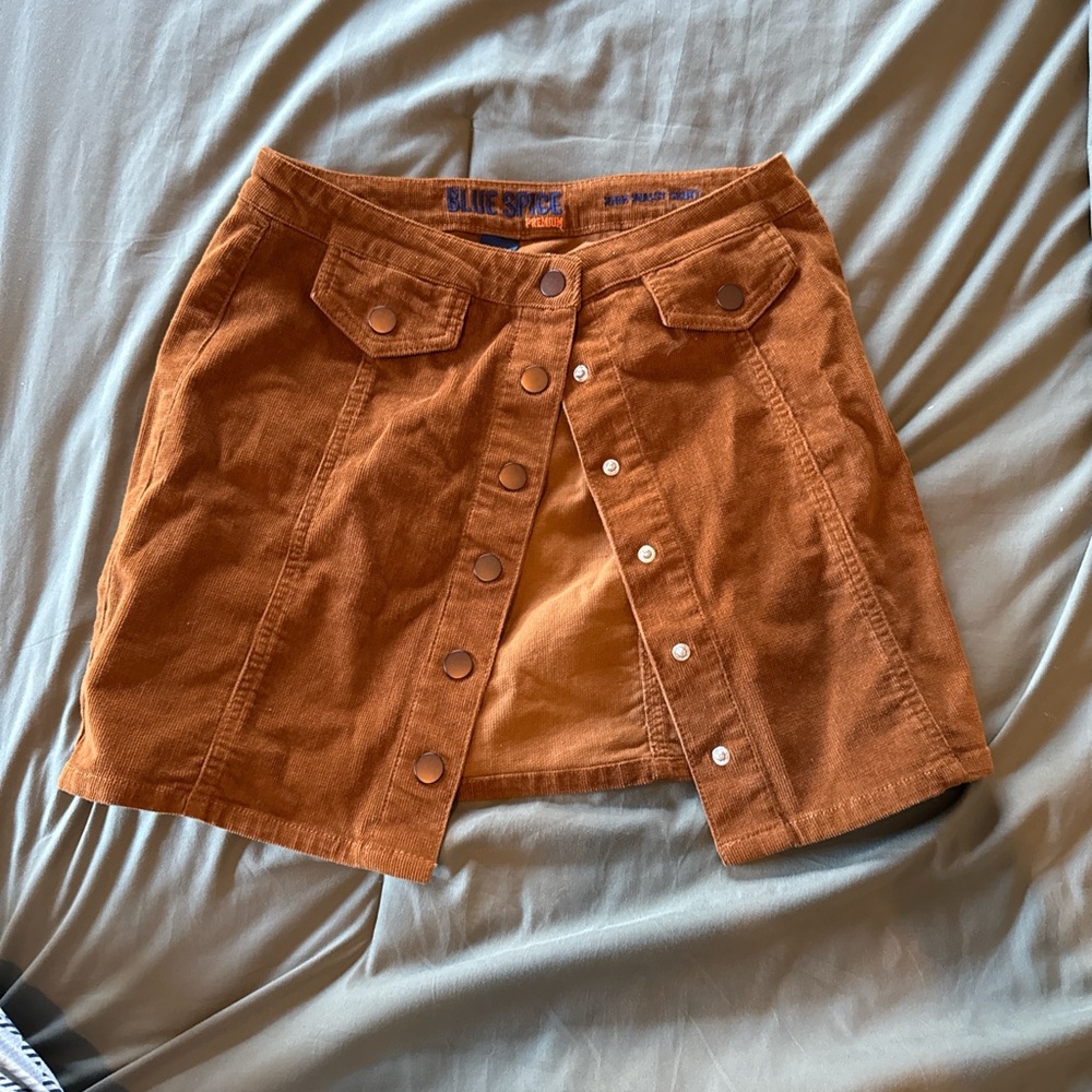 Blue Spice Tan Corduroy Trousers